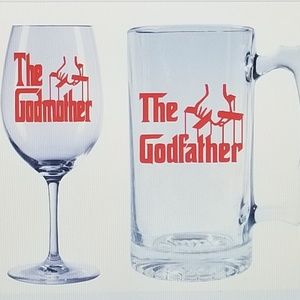 The Godmother & The Godfather glasses